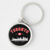 Porte-clés Toronto Cityscape, Canada (Devant)