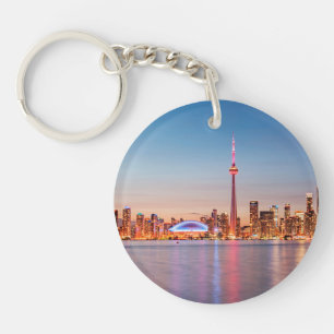 Porte-clés Toronto Skyline au coucher du soleil