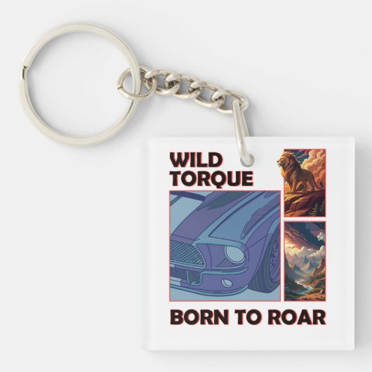 Porte-clés Torque sauvage - Né à Roar (Devant)