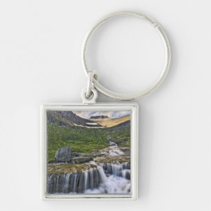 Porte-clés Torrent en cascade, Parc national de Glacier,