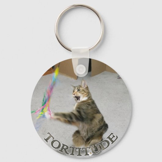 Porte-clés Tortitude cat keychain (Recto)