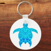 Porte-clés Tortue bleue (Recto)