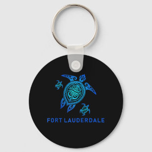 Porte-clés Tortue bleue de la mer de Fort Lauderdale