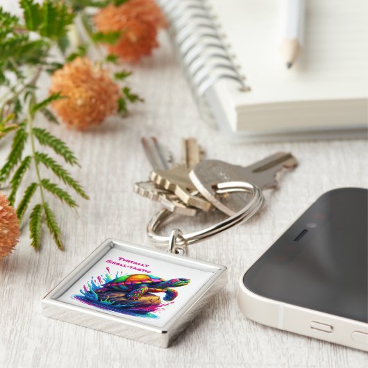 Porte-clés Tortue colorée (Côté)