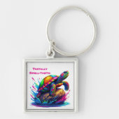 Porte-clés Tortue colorée (Devant)