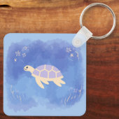 Porte-clés Tortue dans l'eau (Verso)