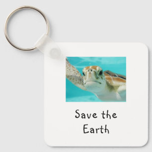 Porte-clés Tortue de mer Sauvez la Terre