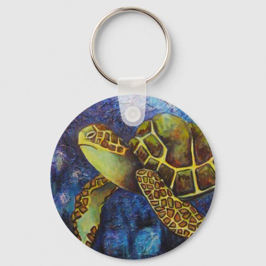 Porte-clés Tortue de mer, Texture Art Products (Recto)