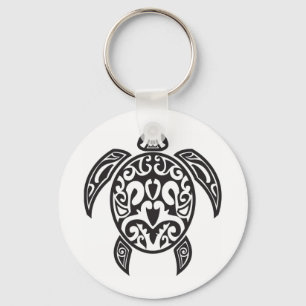 Porte-clés Tortue de mer tribale