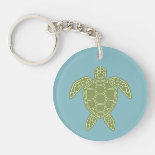 Porte-clés Tortue de mer verte (Devant)