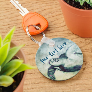 Porte-clés Tortue de mer verte PORTE - CLÉ