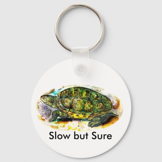 Porte-clés Tortue diamondback Terrapin de JungleWalk.Com (Recto)