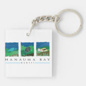 Porte-clés Tortue d'Oahu Hawaï (Dos)