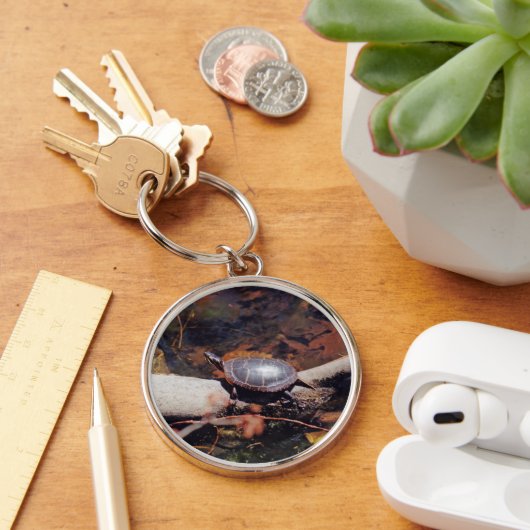 Porte-clés Tortue heureuse (Bureau)