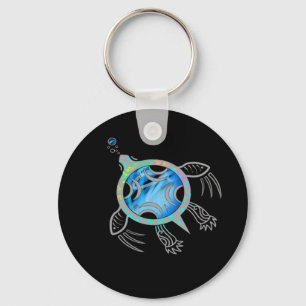 Porte-clés Tortue marine peinte