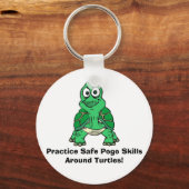Porte-clés Tortue, Prends Des Compétences En Pogo Sécurisé Au (Recto)