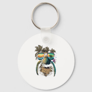 Porte-clés Tortue tortues marines hawaïennes plage hawaï palm