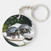 Porte-clés Tortues jumelles - (Dos)