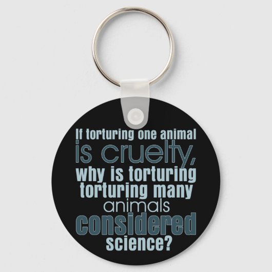 Porte-clés Torture animale (Recto)