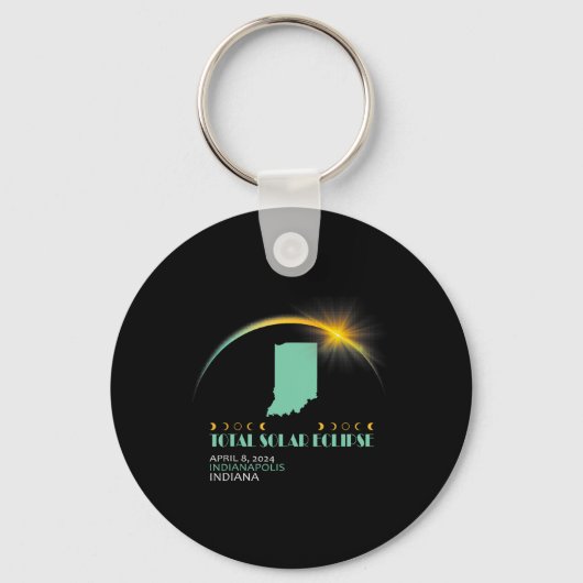 Porte-clés Total 2024 Solar Eclipse 2024 040824 V1 (Recto)