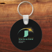 Porte-clés Total 2024 Solar Eclipse 2024 040824 V1 (Recto)