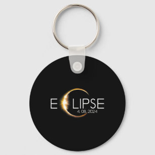 Porte-clés Total Éclipse Solaire 8 avril 2024 Totalité