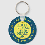 Porte-clés Total Éclipse Solaire 8 avril 2024 Viewer Souvenir (Verso)
