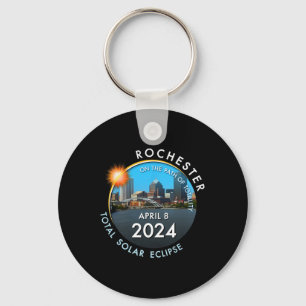 Porte-clés Total Éclipse Solaire Rochester New York 26
