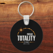 Porte-clés Total Eclipse Solaire Texas - Total Eclipse 2024 (Recto)
