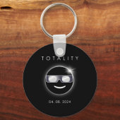 Porte-clés Total Solaire Eclipse 04 08 2024 Totalité Garçons (Recto)