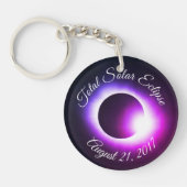 Porte-clés Total Solaire Eclipse 2017 - USA (Devant)