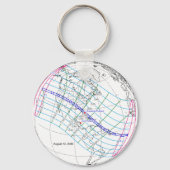 Porte-clés Total Solaire Eclipse 2045 Global Path (Verso)