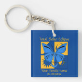 Porte-clés Total Solaire Eclipse Butterfly Custom (Devant)