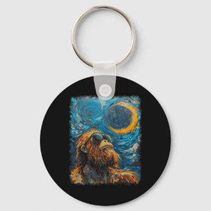 Porte-clés Total Solaire Eclipse Van Gogh Starry Art de nuit