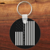 Porte-clés Total Solar Eclipse US American Flag 04.08.2024 (Recto)