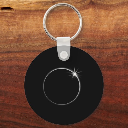 Porte-clés Total Solar Eclipse US American Flag Totalité 04,0 (Recto)