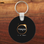 Porte-clés Total Texas 4.08.2024 Total Solar Eclipse 2024 (Recto)