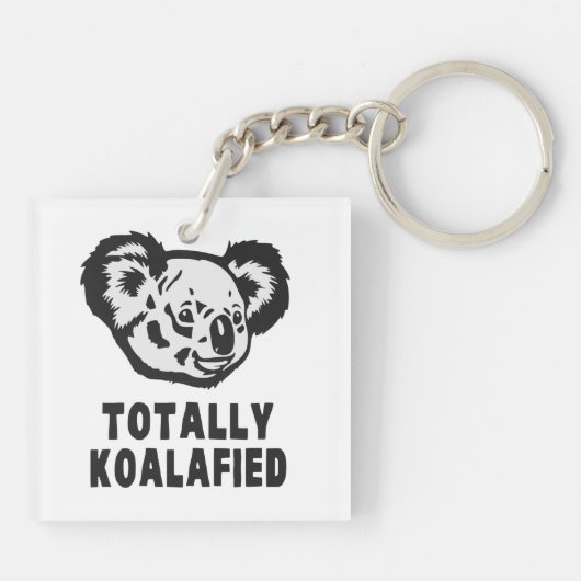 Porte-clés Totalement koala de Koalafied (Dos)