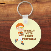 Porte-clés Totalement Nuts au sujet du football (Recto)