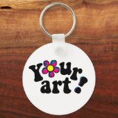 Porte-clés Totalement vous avez customisé Clavier personnel B (Recto)