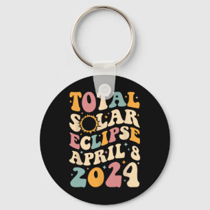Porte-clés Totalité 04 08 24 Total Solaire Eclipse 2024 Super