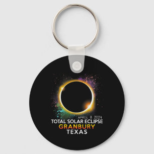 Porte-clés Totalité du Texas Total Éclipse solaire 8 avril 20