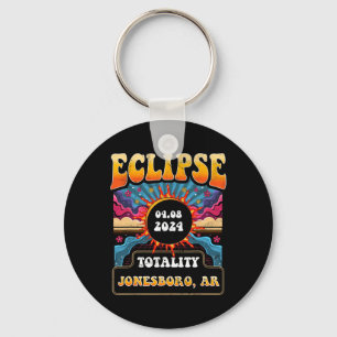 Porte-clés Totalité Jonesboro Ar Total Solar Eclipse 2024 Hip