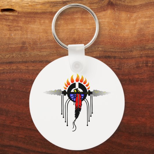 Porte-clés Totem indien (Recto)
