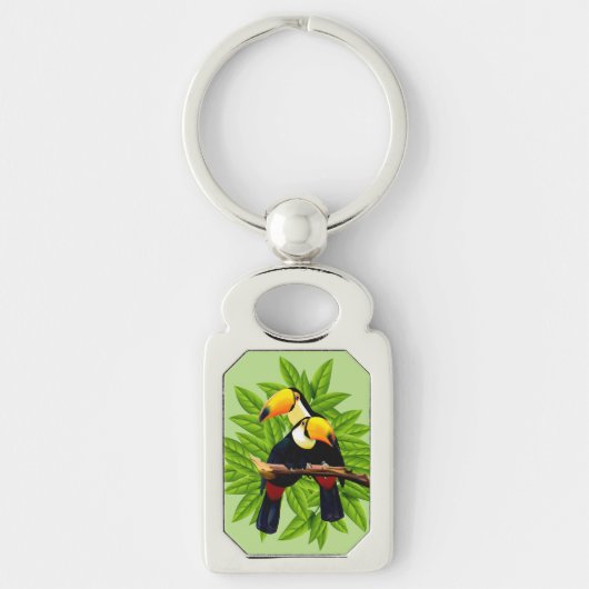 Porte-clés Toucan Duo Vert (Devant)