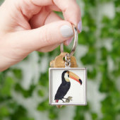 Porte-clés Toucan No.2, de la 'histoire des oiseaux de (main)