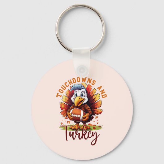 Porte-clés Touchdown et Turquie Thanksgiving (Recto)