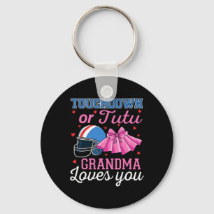 Porte-clés Touchdown ou Tutu Grand-mère t'aime Football Gende