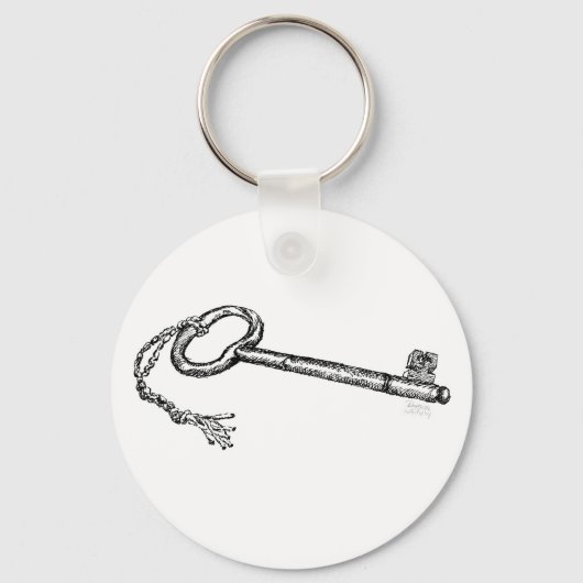Porte-clés Touche antique (Recto)