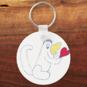 Porte-clés Touche du bouton Love Bug (Recto)